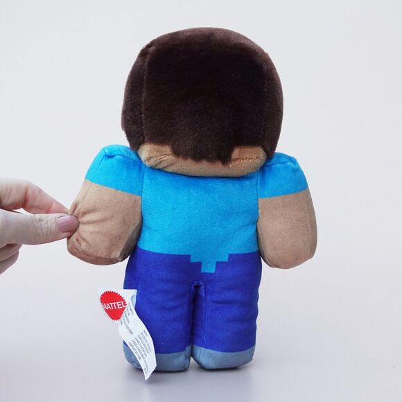 Minecraft Steve Plush Toy 8” Stuffed Doll Figure Mattel Mojang Video Game - Picture 8 of 8